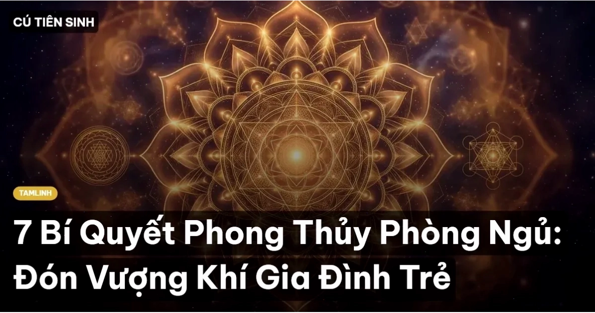 7 Bí Quyết Phong Thủy Phòng Ngủ Đón Vượng Khí Gia Đình Trẻ