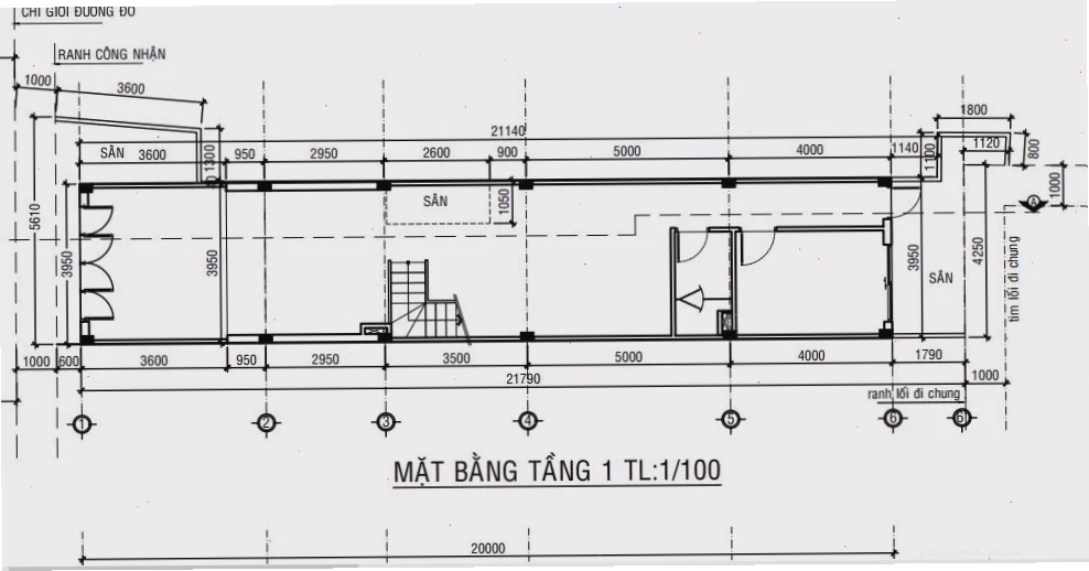 Bản vẽ xin phép xây dựng thiếu chi tiết bố trí vật dụng gây khó khăn cho chủ nhà
