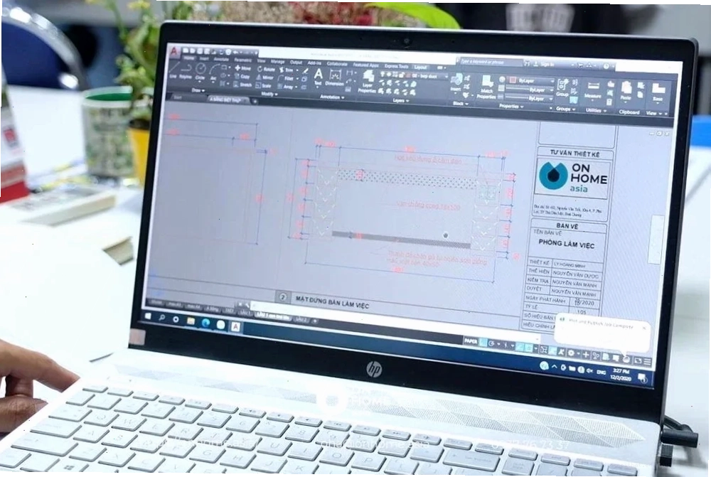 Bố trí mặt bằng nội thất (Bản vẽ 2D) cho cách thi công nội thất