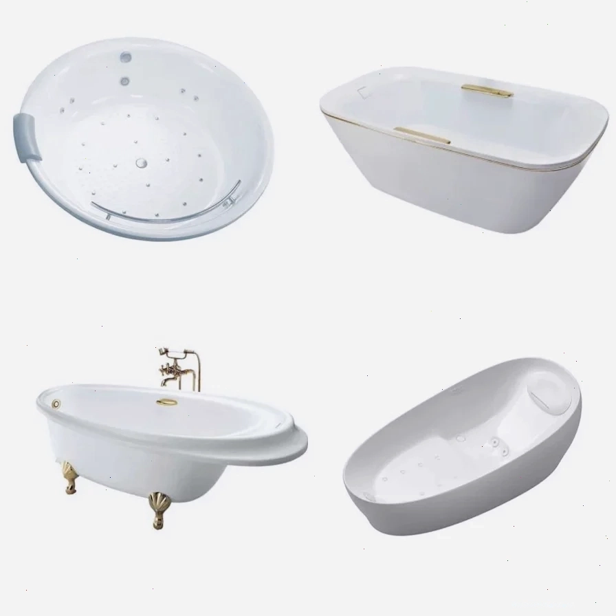 Bồn tắm TOTO đa dạng các mẫu thiết kế.