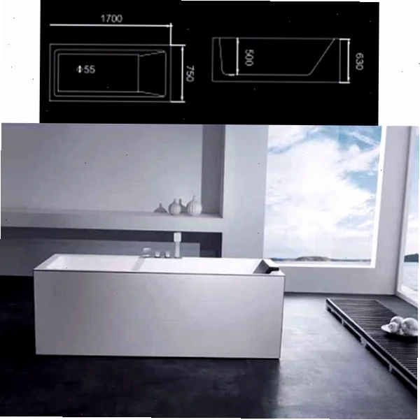 Các mẫu bồn tắm có kích thước nhỏ 2