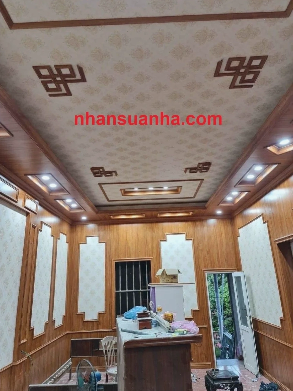 Các mẫu trần nhựa nano pvc cao cấp do đội thợ Lâm Sơn thi công