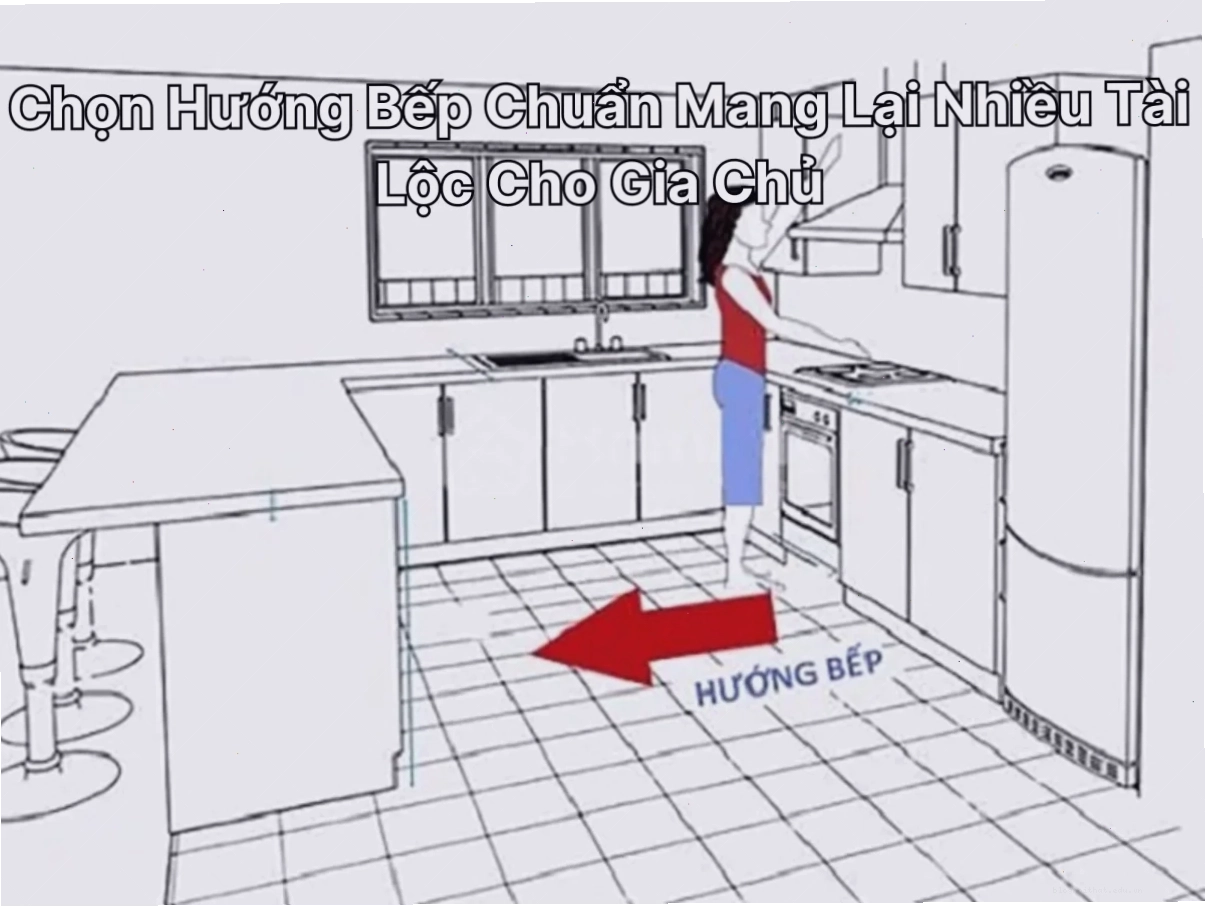 Cách chọn hướng bếp hợp lý, thoáng sáng cho gia đình