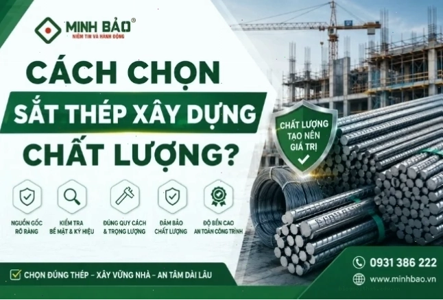 Cách Chọn Sắt Thép Xây Dựng Chất Lượng