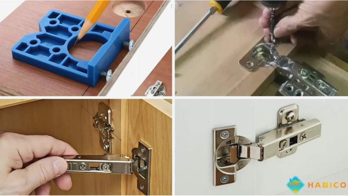 Cách điều chỉnh bản lề giảm chấn chính xác
