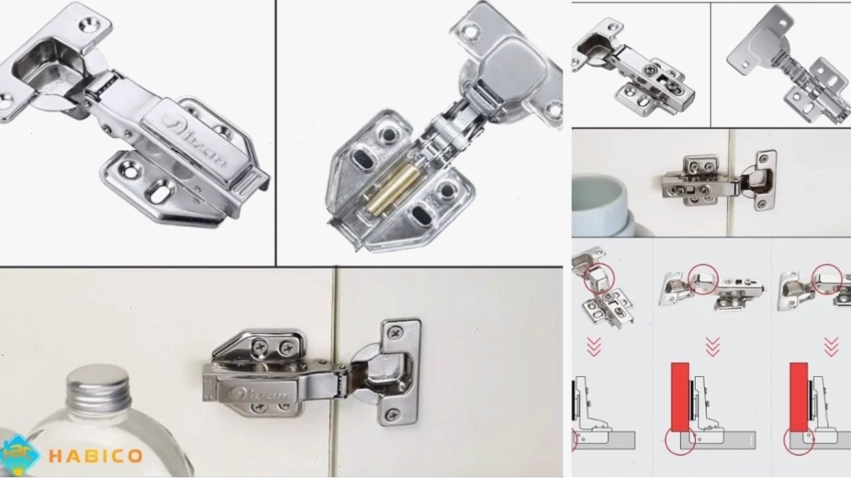 Cách lắp bản lề giảm chấn đúng kỹ thuật