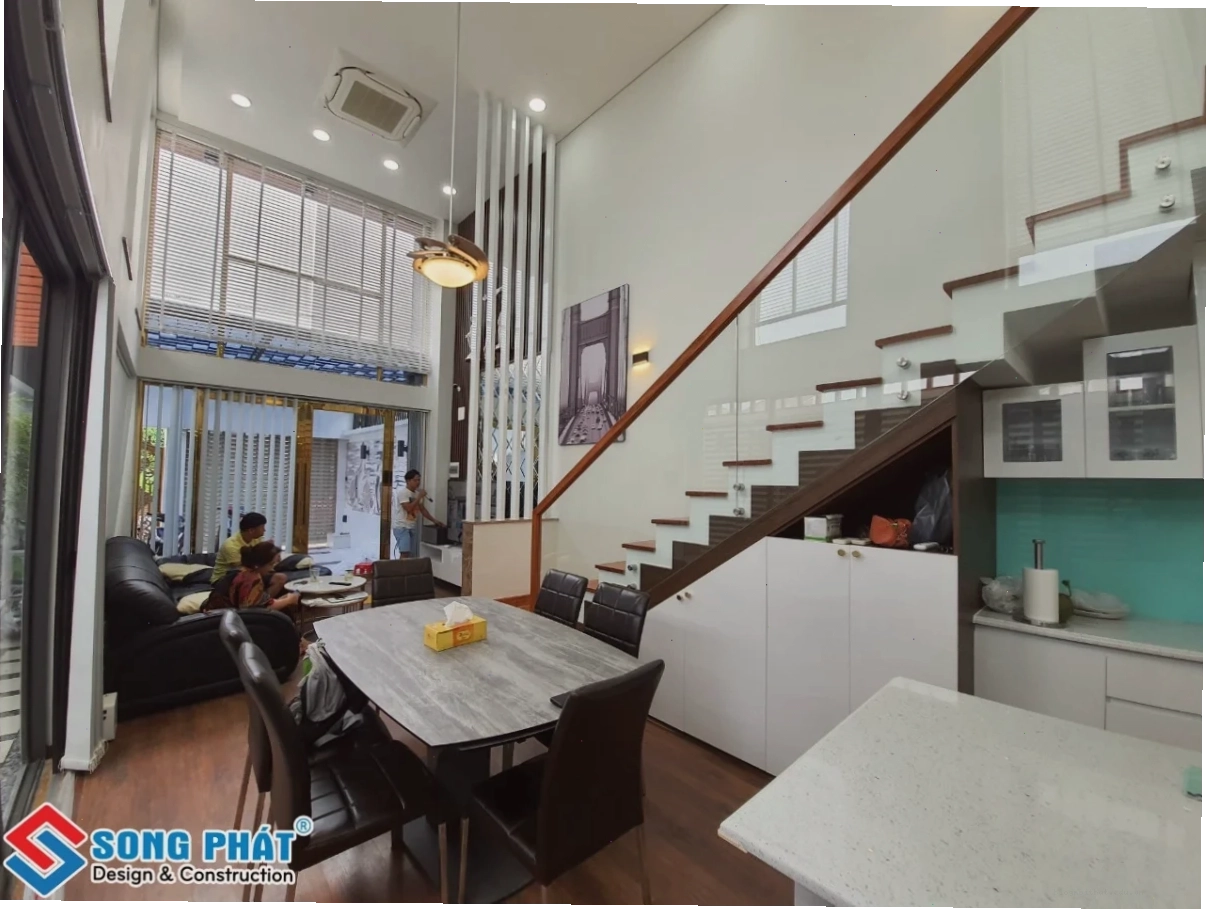 Cầu thang zigzag đẹp cho không gian hiện đại