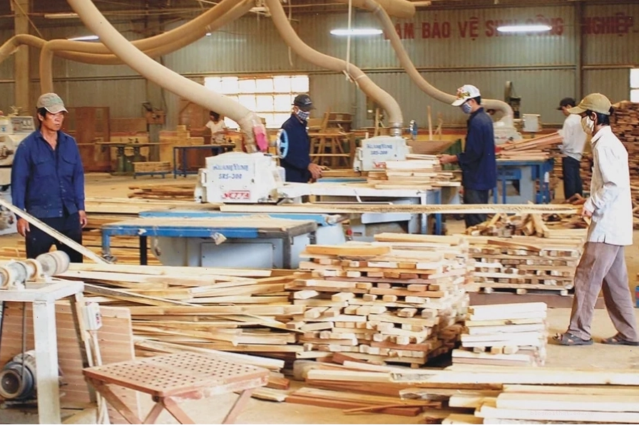 Chi tiết một sản phẩm nội thất gỗ tự nhiên được chế tác tinh xảo