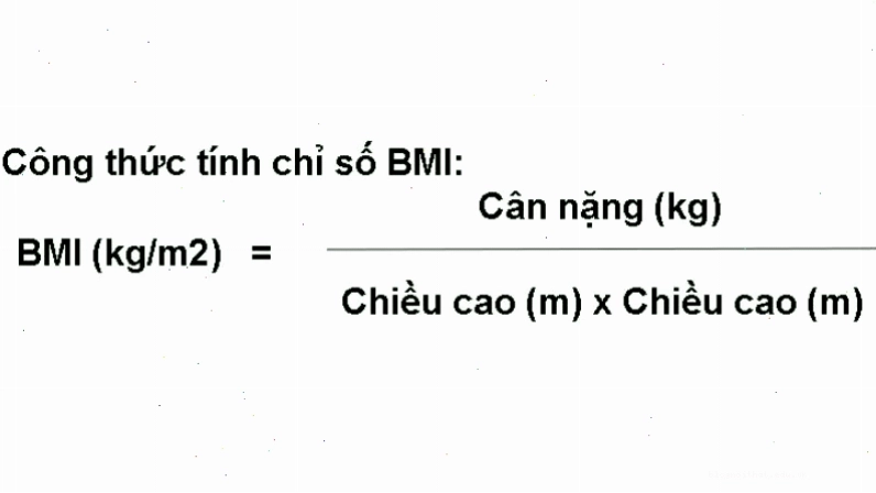Công thức tính chỉ số BMI chuẩn xác