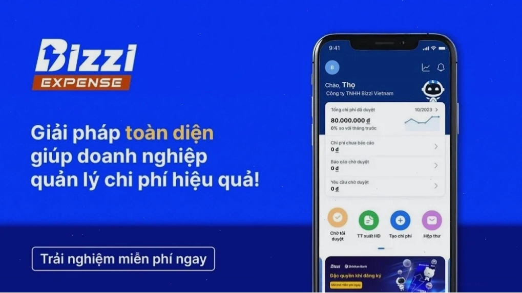 Dashboard Bizzi Expense - Giải pháp quản lý tài chính hiệu quả