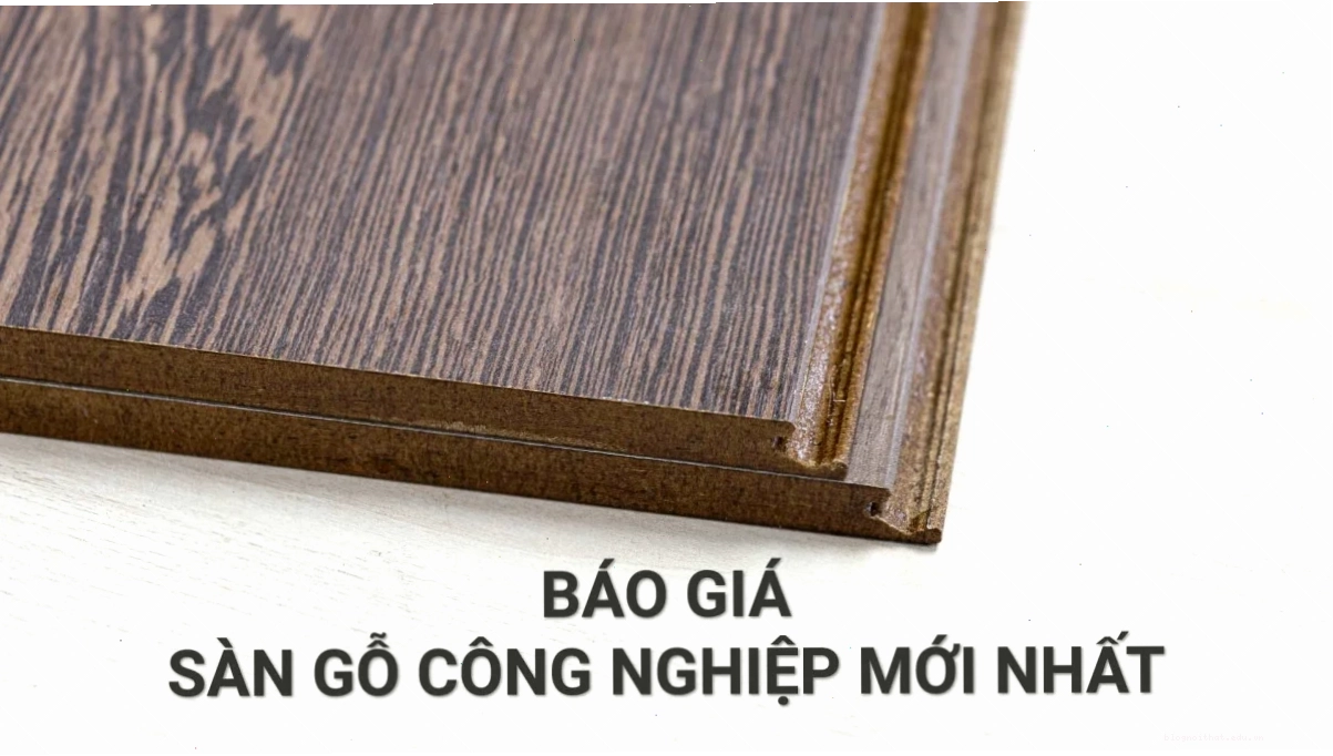 giá sàn gỗ công nghiệp