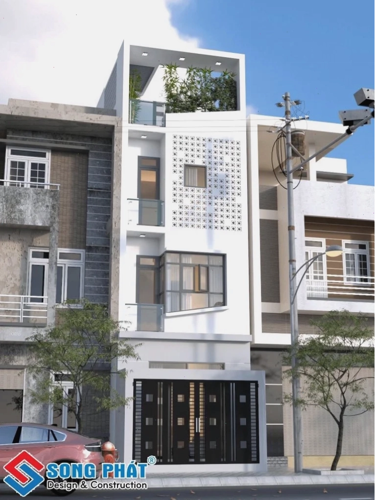 Giải pháp thông gió cho nhà ống bằng gạch bông gió