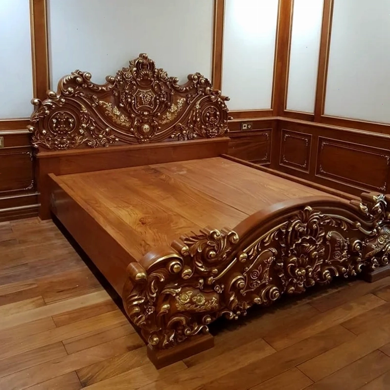 giường ngủ gõ đỏ