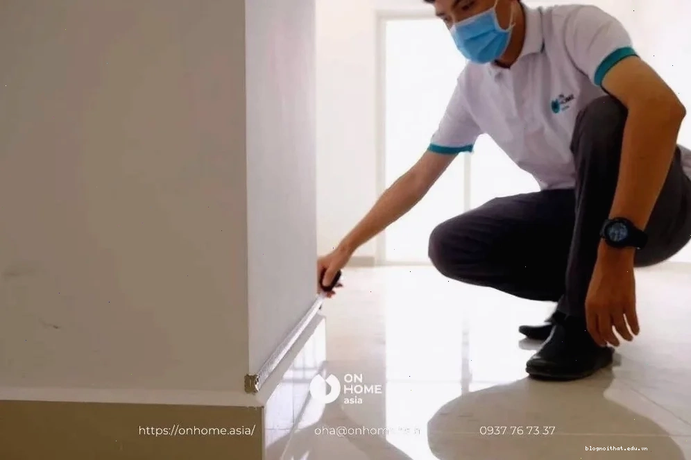 Khảo sát hiện trạng tại công trình cho cách thi công nội thất