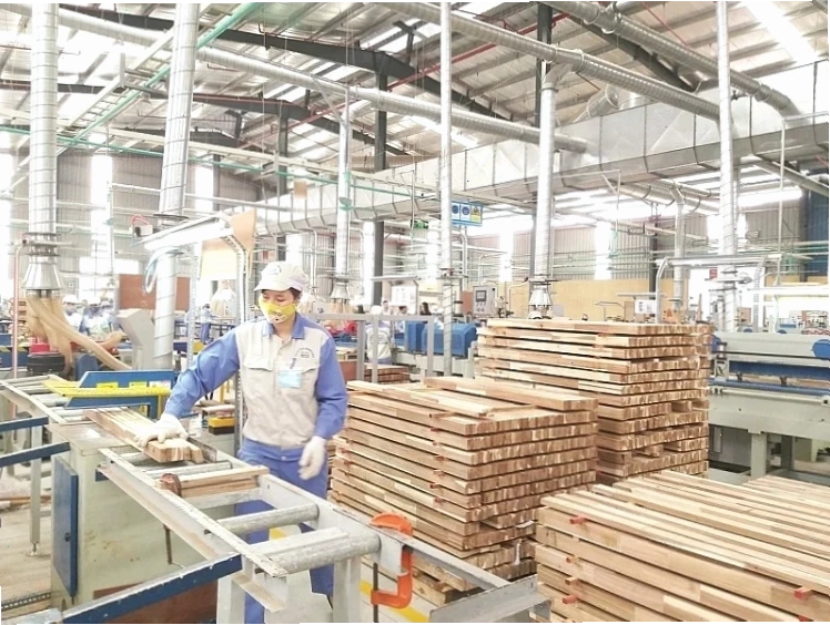 Không gian phòng khách sang trọng với nội thất gỗ tự nhiên