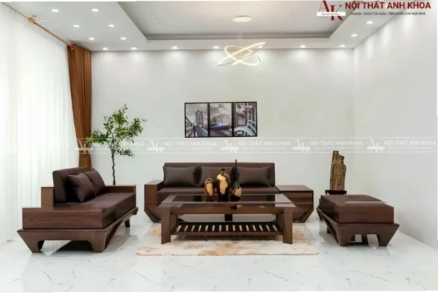 Kích thước bàn sofa chuẩn cho phòng khách hiện đại