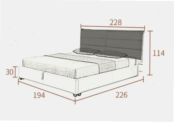 Kích thước giường ngủ King Size cho phòng ngủ rộng rãi