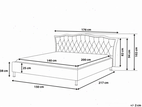 Kích thước giường ngủ Queen Size phù hợp cho các cặp đôi