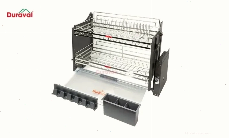 Kích thước phụ kiện bếp cho giá bát cố định Duraval