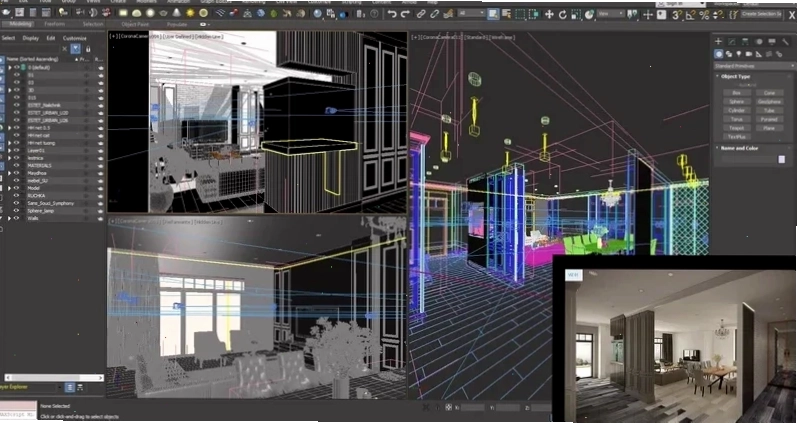 Kiến trúc là lĩnh vực ứng dụng phổ biến của Tự học 3Ds Max