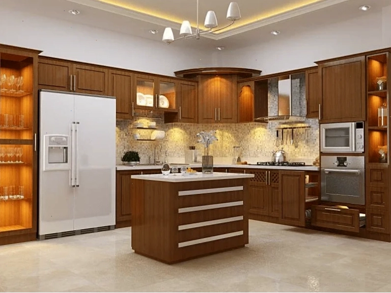 Kỵ đặt bếp ở các vị trí có xà ngang ở bên trên