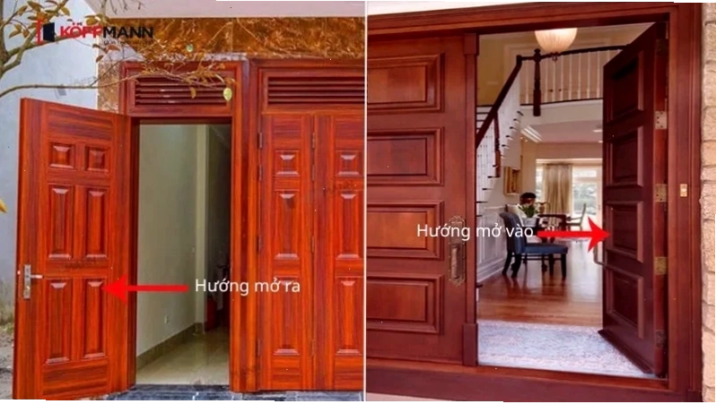Lựa chọn hướng mở cửa chính theo phong thủy