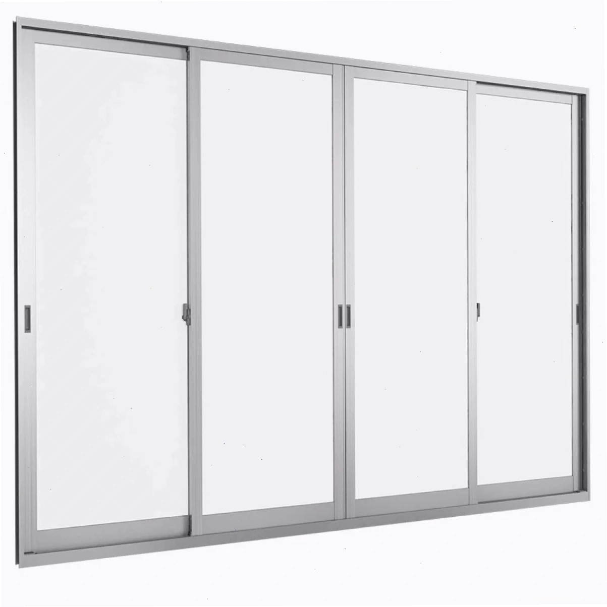 Mẫu cửa đi mở trượt 4 cánh 2 ray dòng NS của TOSTEM