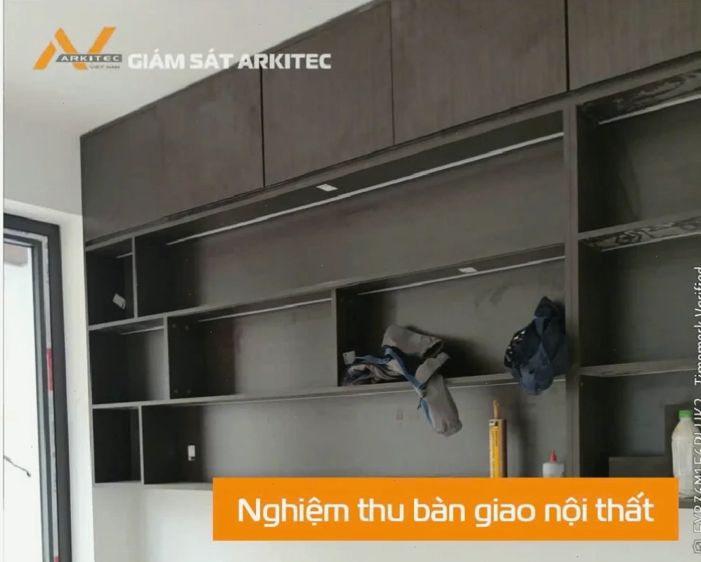 nghiệm thu bàn giao nội thất