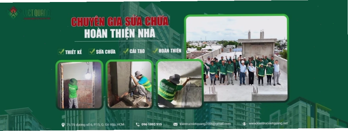 Nhà thầu cung cấp dịch vụ sửa nhà đón tết tại các quận Thủ Đức, Quận 9, quận Tân Bình, Bình Thạnh....