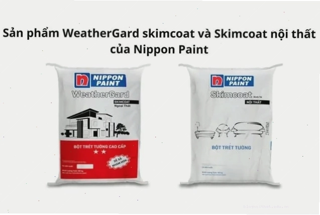 Sản phẩm WeatherGard skimcoat và Skimcoat