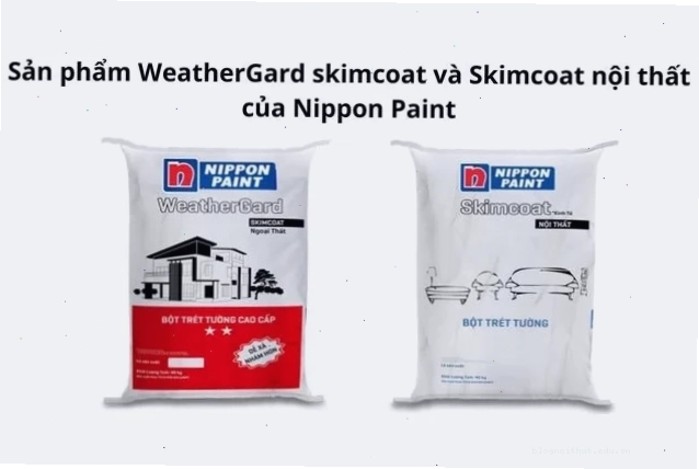 Sản phẩm WeatherGard skimcoat và Skimcoat
