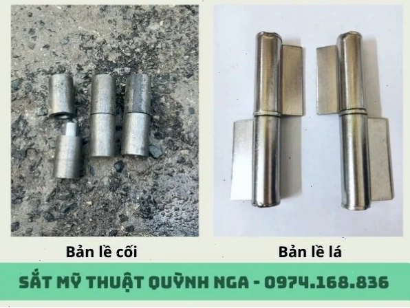 So sánh bản lề cối và bản lề lá