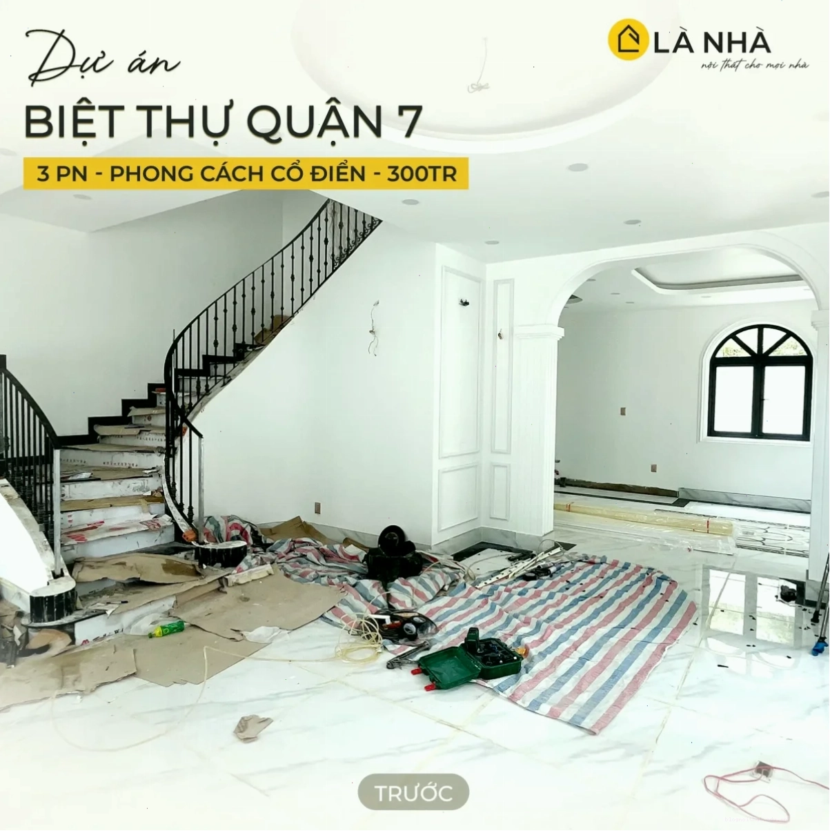 Thi công nội thất phần thô cho căn hộ