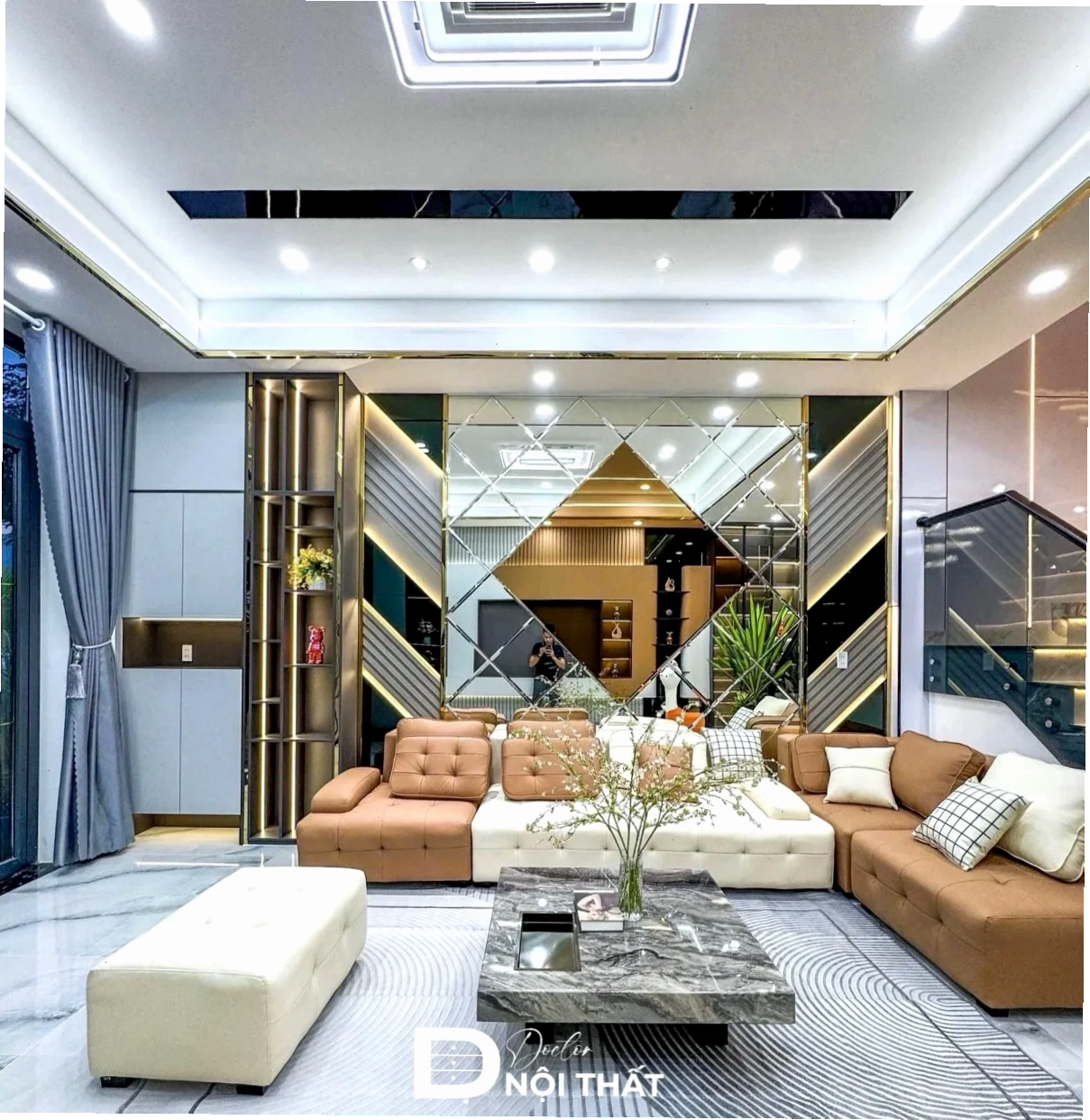 thi công nội thất phòng khách