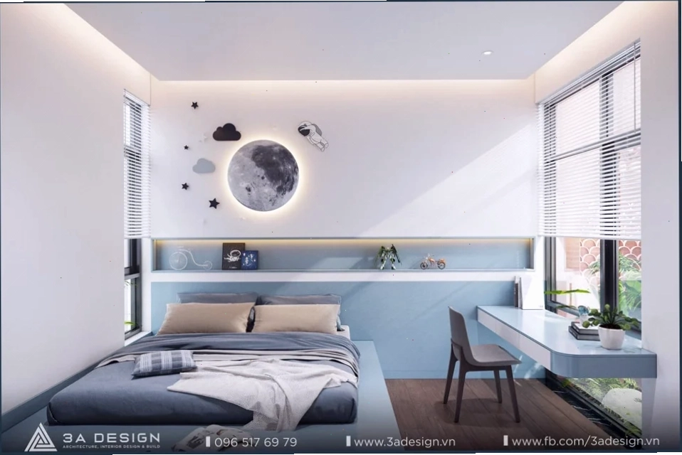 Thiết kế phòng ngủ K Villa với không gian sang trọng và đẳng cấp