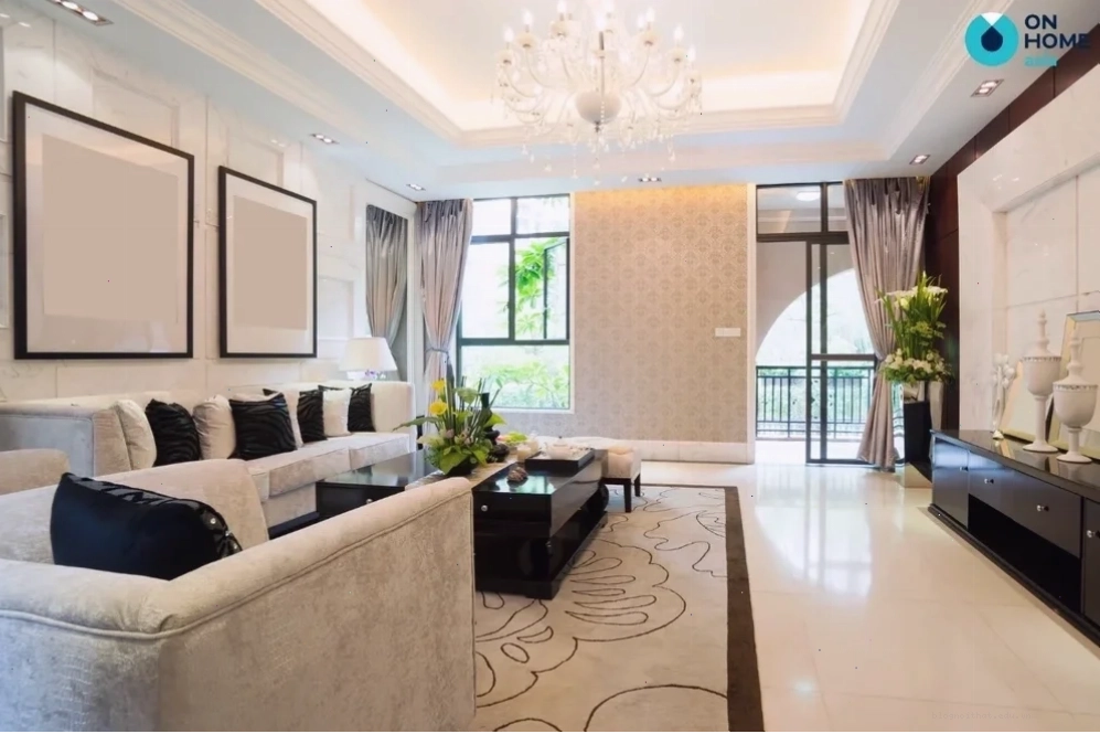 Tránh đường dây điện rườm rà trong phòng khách