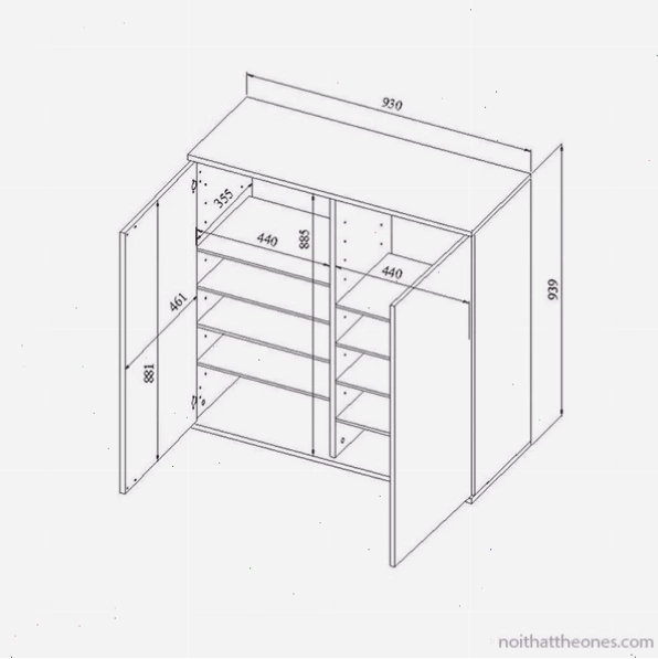 Tủ giày dép âm tường thông minh
