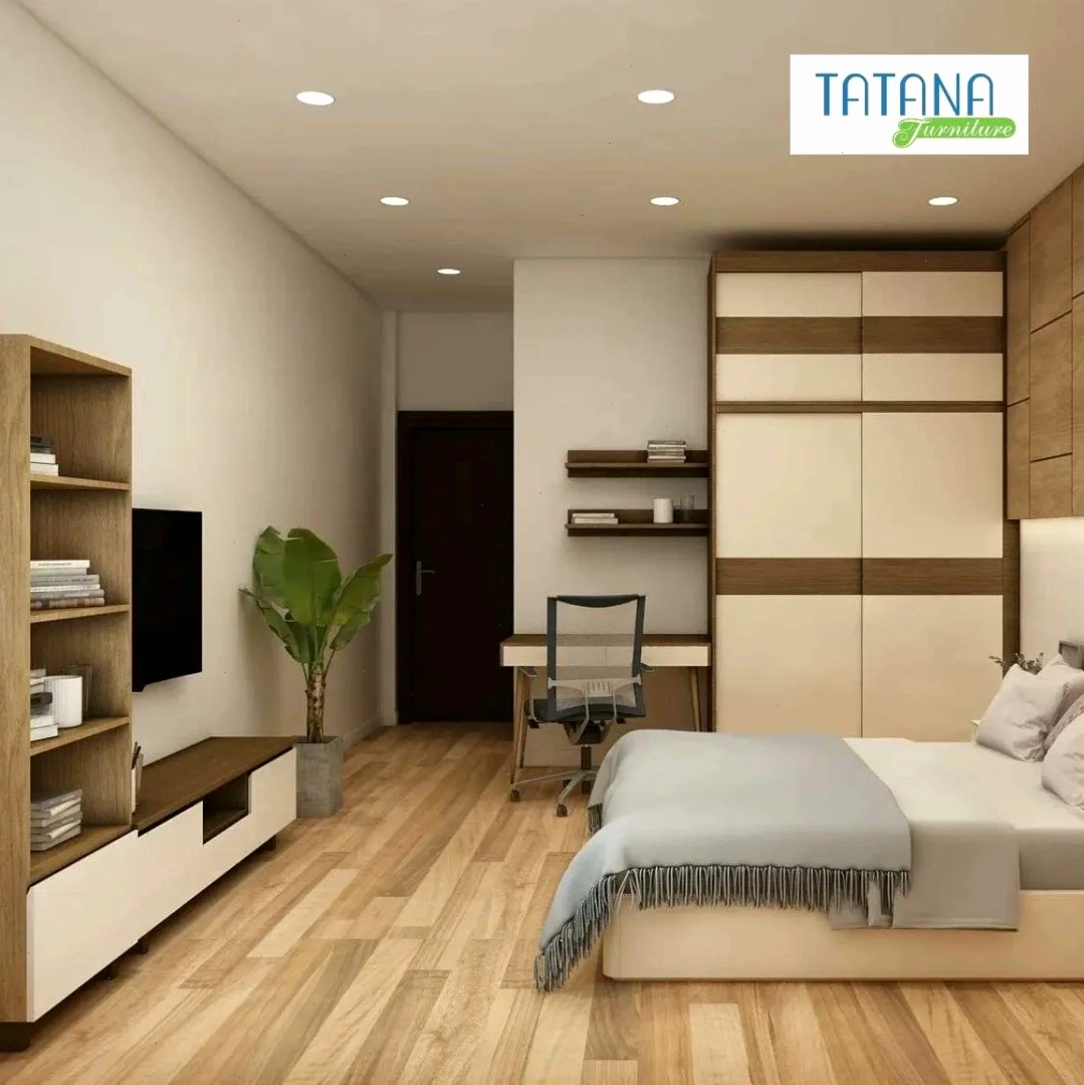 Tủ quần áo gỗ công nghiệp MDF lõi xanh phủ Melamine 2 mặt chống ẩm OHAHA