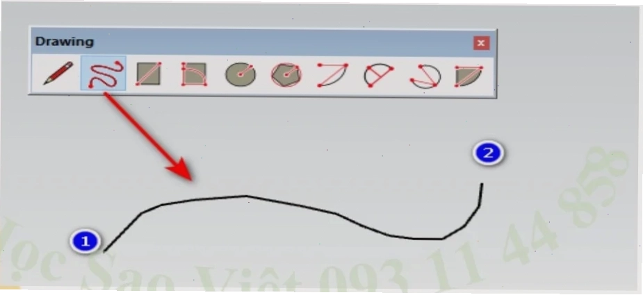 Ứng dụng vật liệu trên mô hình 3D SketchUp