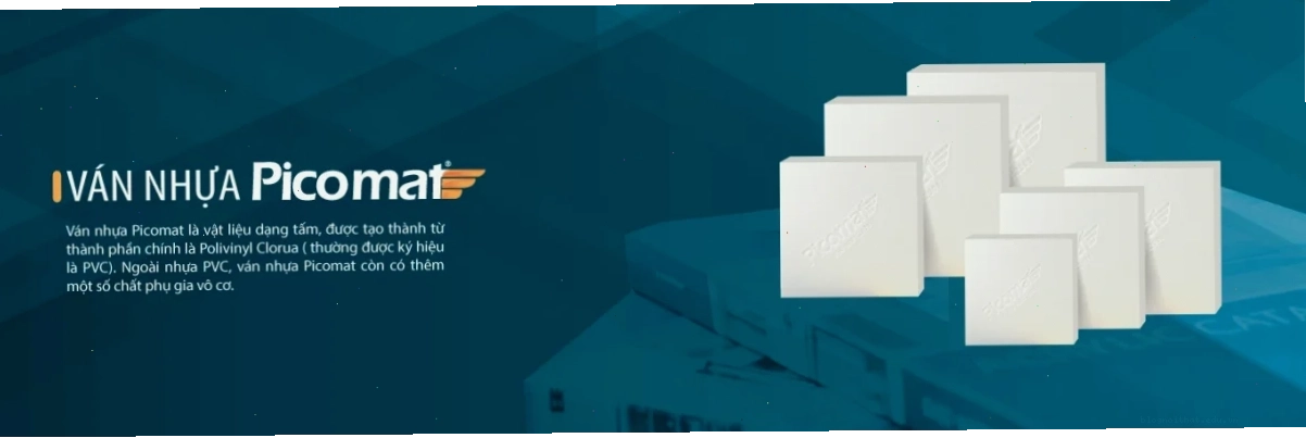 VÁN NHỰA PVC PICOMAT giá tốt cho tủ bếp