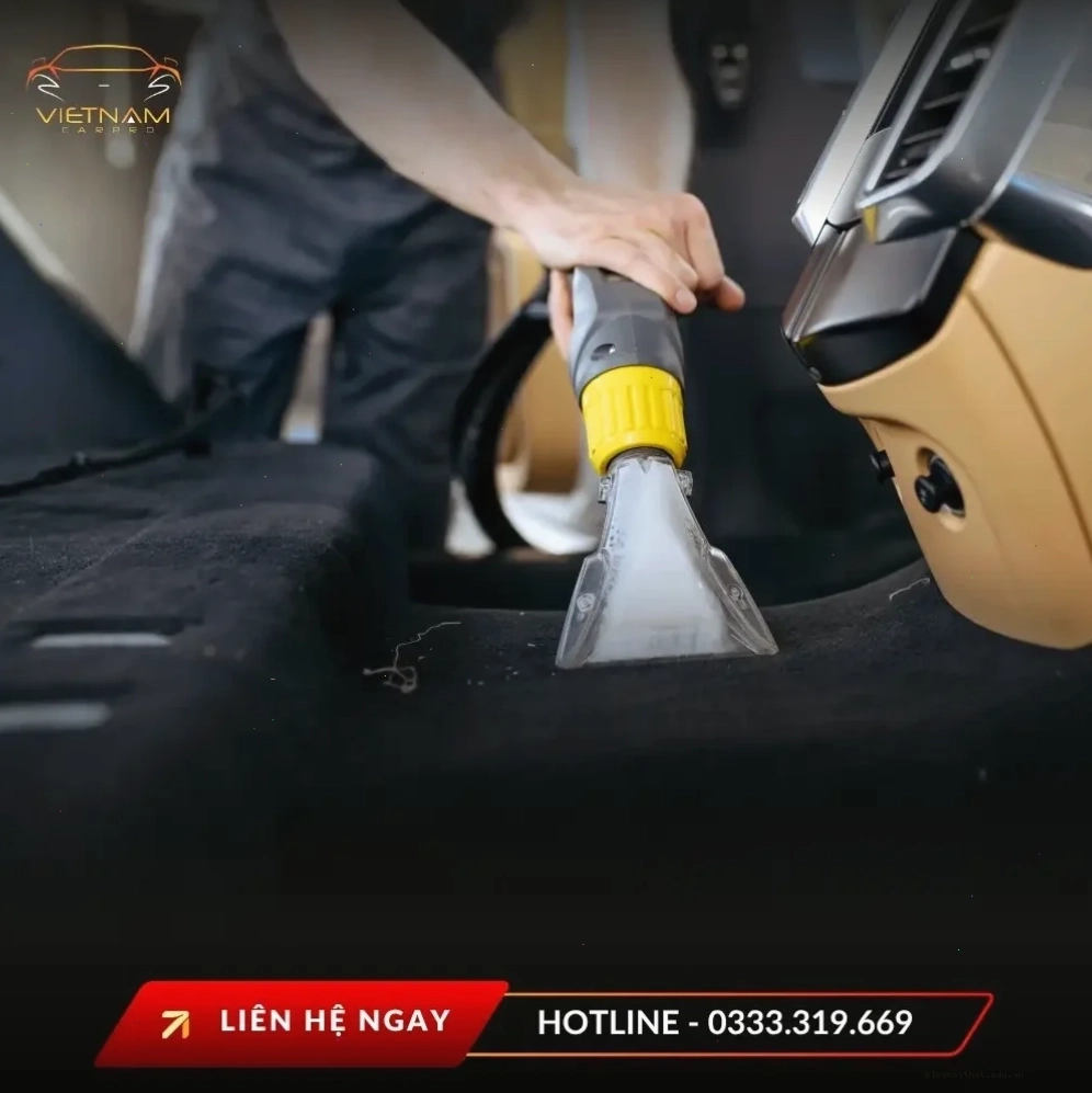 Vệ sinh nội thất xe hơi là cần thiết