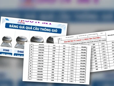 Giá thông gió 2026: Hút nhiệt hay làm mát nhà phố chi phí bao nhiêu?