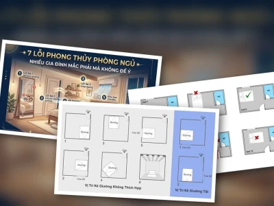 Giải mã lỗi phong thủy phòng ngủ và cách hóa giải tai ương tài lộc