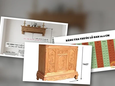 Khoảng cách bàn thờ chuẩn thước Lỗ Ban: Bí quyết đón tài lộc và hóa giải vận xui