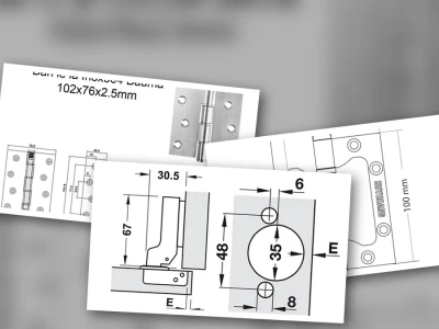 Kích Thước Bản Lề Tiết Lộ Bí Mật Vận Hành Cửa Hoàn Hảo