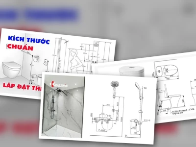 Kích thước thiết bị vệ sinh Tiêu chuẩn Cho Ngôi Nhà Bạn