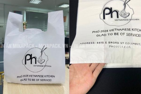 Túi xốp có in logo